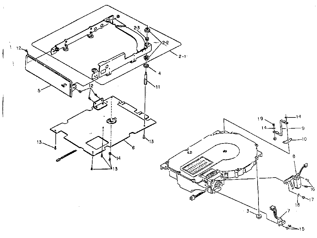 Mounting frame unit