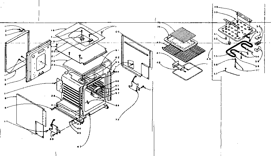 Oven body