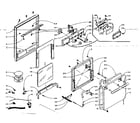 Kenmore 15441280 control panel and door diagram