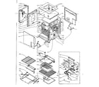 Kenmore 15441280 oven body diagram
