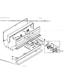 Electric range backguard parts