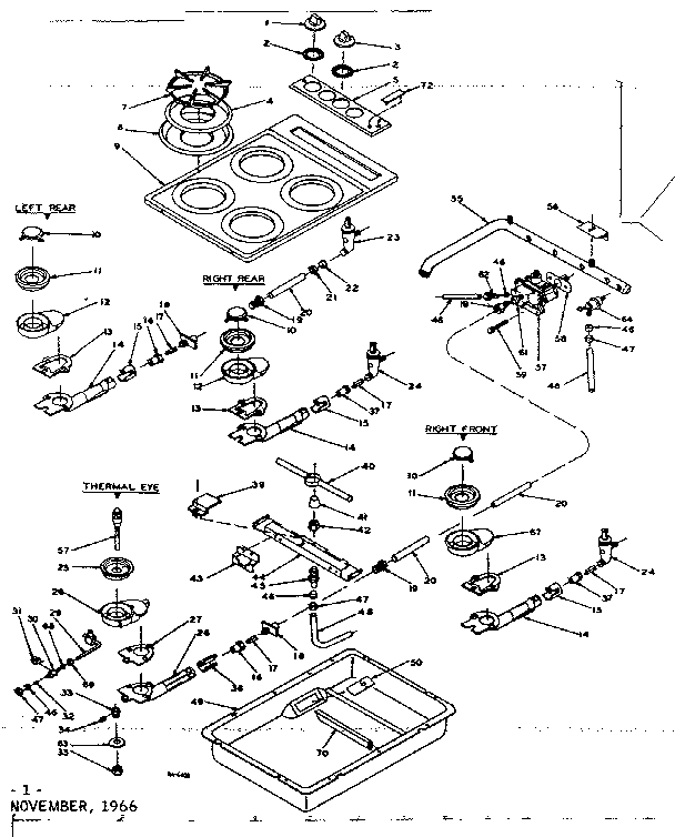 Counter unit parts