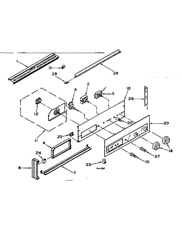Control panel parts