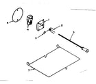 Kenmore 1544036640 optional rotisserie accessory diagram