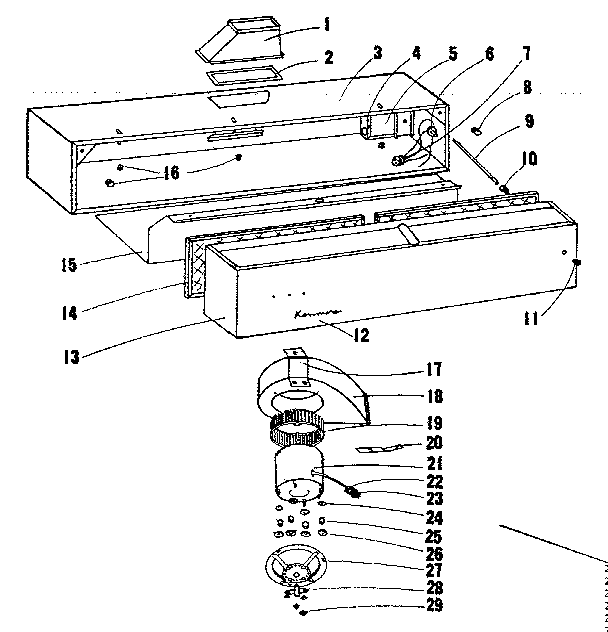 RANGE HOOD ASSEMBLY