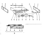 Kenmore 1559320 range hood assembly diagram