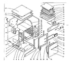 Kenmore 15540815 body section diagram