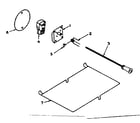 Kenmore 1543046620 optional rotisserie accessory diagram