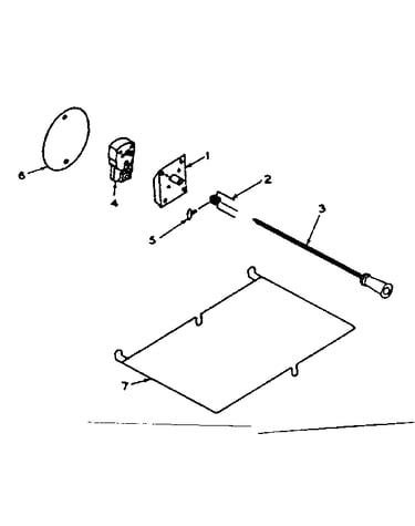 Optional rotisserie accessory