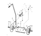 Craftsman 10614550 axle assembly diagram