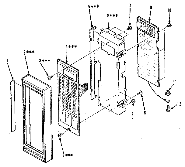 Control panel parts
