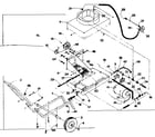 Craftsman 471447120 main frame / motor and pump diagram