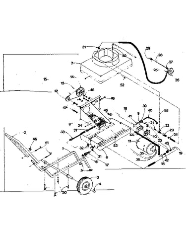 Main frame / motor and pump