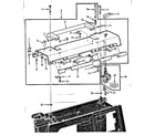 Kenmore 1581789180 bobbin winder and top plate diagram