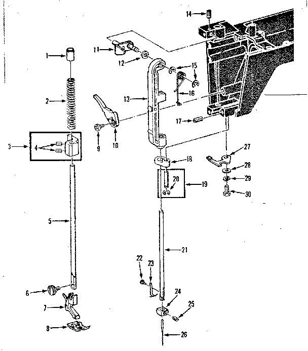 PRESSER BAR ASSEMBLY