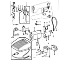 Kenmore 1581789180 motor assembly and foot control diagram