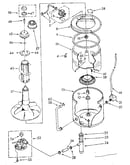 Tub and basket parts (non-suds only)