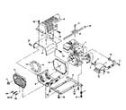 Craftsman 580328182 complete engine and brackets diagram