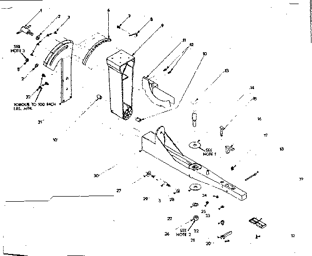 MITER ARM ASSEMBLY