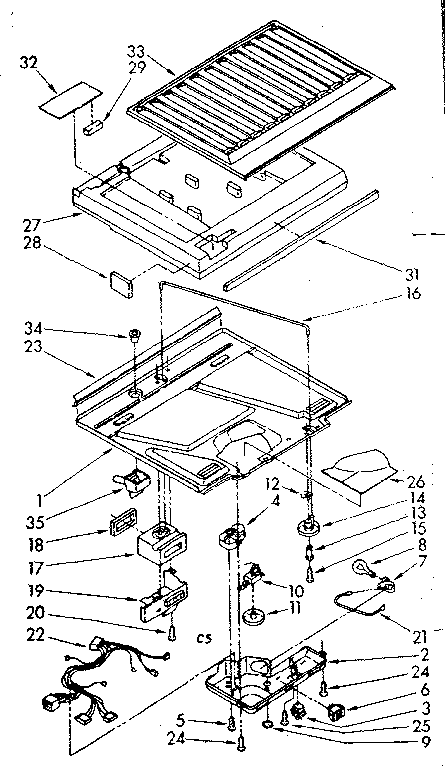 COMPARTMENT SEPARATOR AND CONTROL PARTS