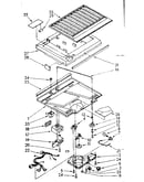 Compartment separator and control parts