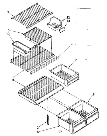 Shelf parts
