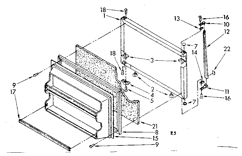 FREEZER DOOR PARTS