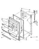 Refrigerator door parts