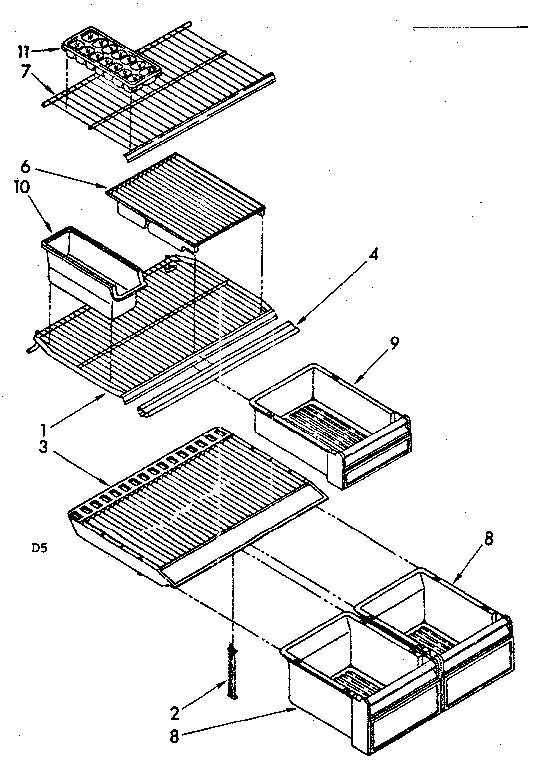 Shelf parts