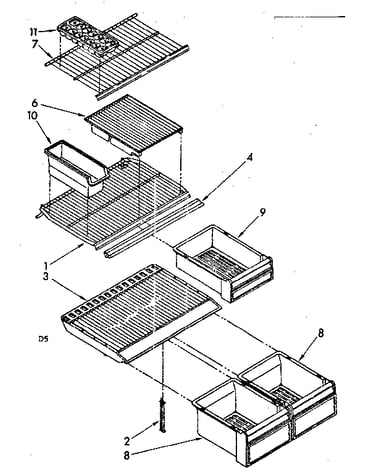 Shelf parts
