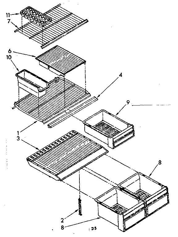 Shelf parts
