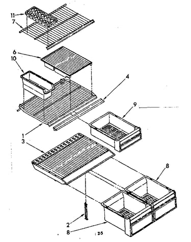 Shelf parts