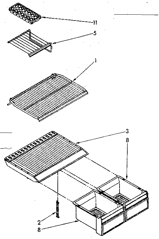 Shelf parts