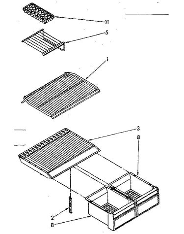 Shelf parts
