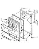 Refrigerator door parts
