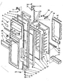 Refrigerator door parts