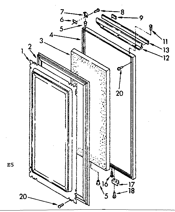 Serva-door parts
