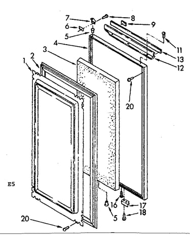 Serva-door parts