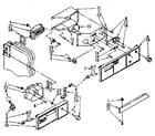 Kenmore 1068536821 air flow and control parts diagram