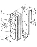 Refrigerator door parts