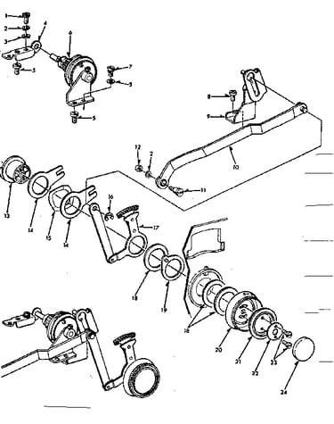 Zigzag guide assembly