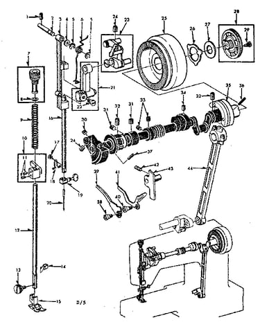 Presser bar assembly