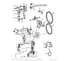 Kenmore 15812120 motor assembly diagram