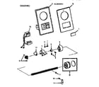 Kenmore 1581765180 control panel with stitch length control assembly diagram