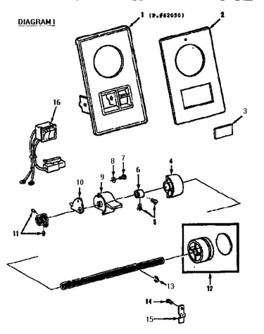 Control panel with stitch length control assembly