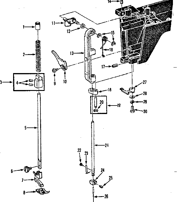 Presser bar assembly