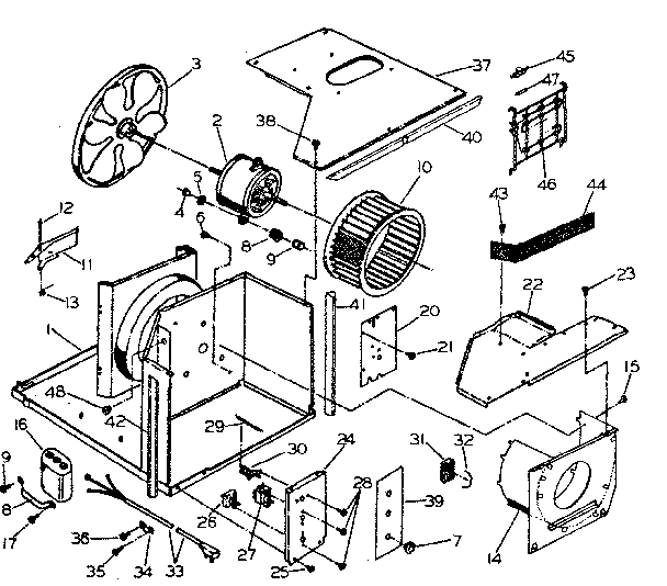 Electrical system and air handling parts