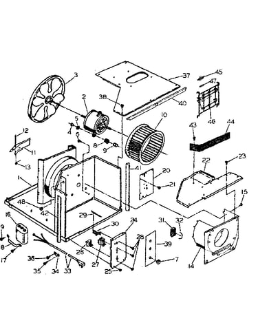 Electrical system and air handling parts