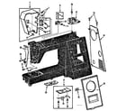 Kenmore 1581784184 thread tension and face covers diagram