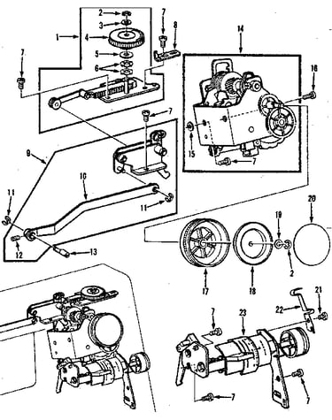 Zigzag guide assembly